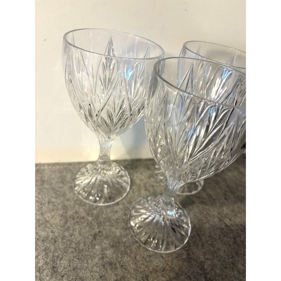 3 Mikasa Park Lane 6.75" 9oz. Beautiful Water/Ice Tea Goblets  # 3076 - Picture 6 of 7